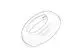 DORNBRACHT-Rosette-ERSATZTEILE-092830006-D-46-x-11-5-mm-Chrom-092830006-00 gallery number 1